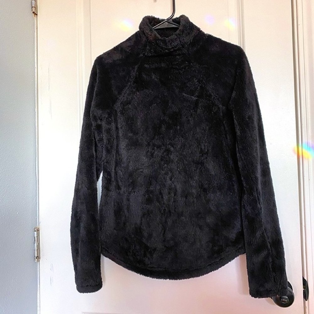 JoyLab High Pile Soft Fuzzy Pullover -XS